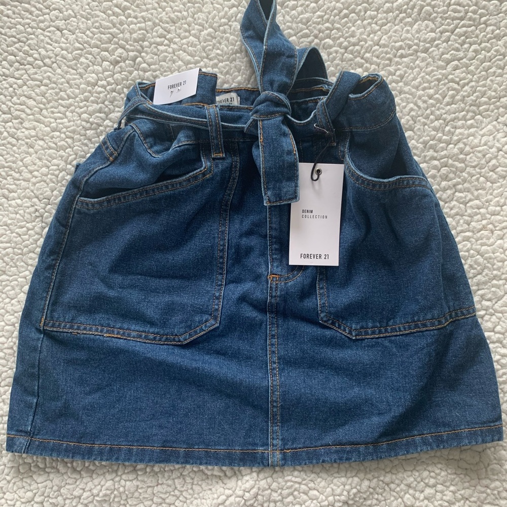 NWT Paperback Denim Skirt
